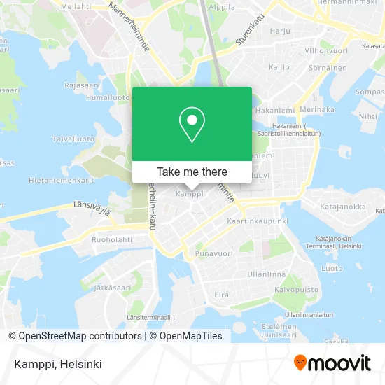 Kamppi map