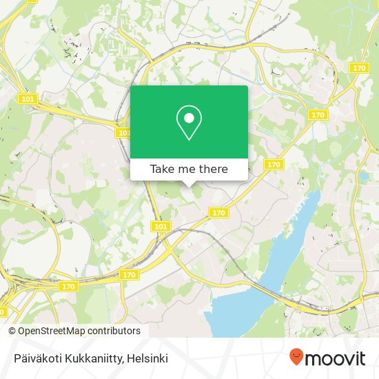 Päiväkoti Kukkaniitty map