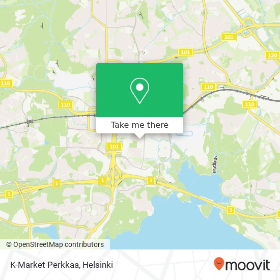 K-Market Perkkaa map