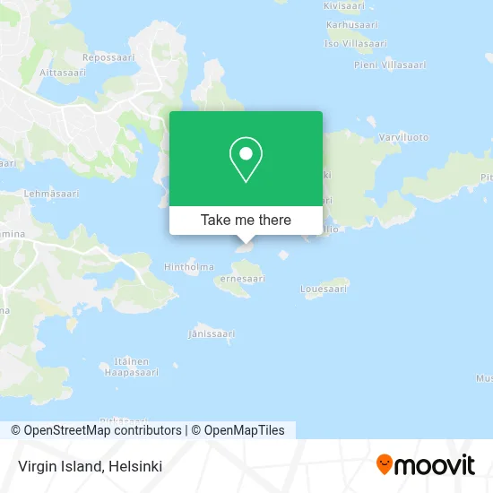 Virgin Island map