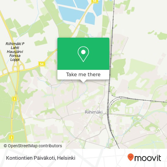 Kontiontien Päiväkoti map