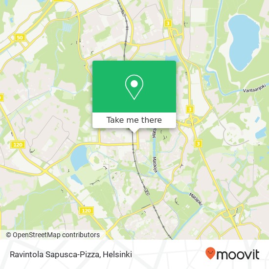 Ravintola Sapusca-Pizza map