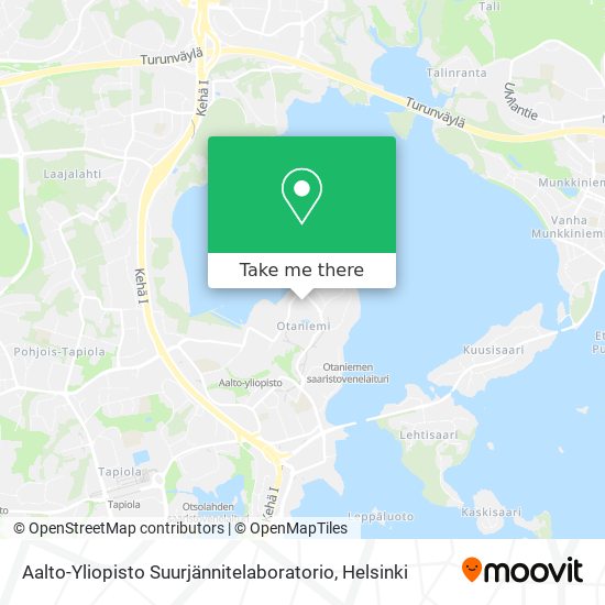 Aalto-Yliopisto Suurjännitelaboratorio map