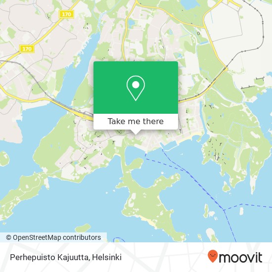 Perhepuisto Kajuutta map