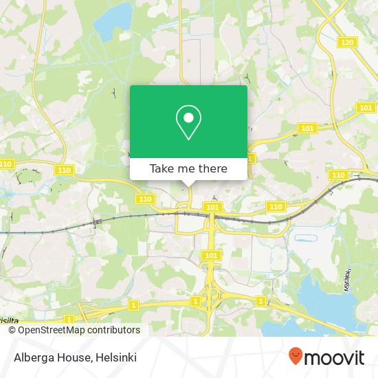 Alberga House map