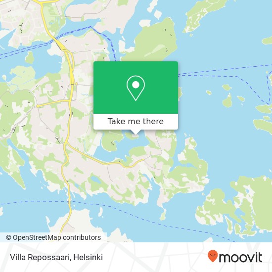 Villa Repossaari map