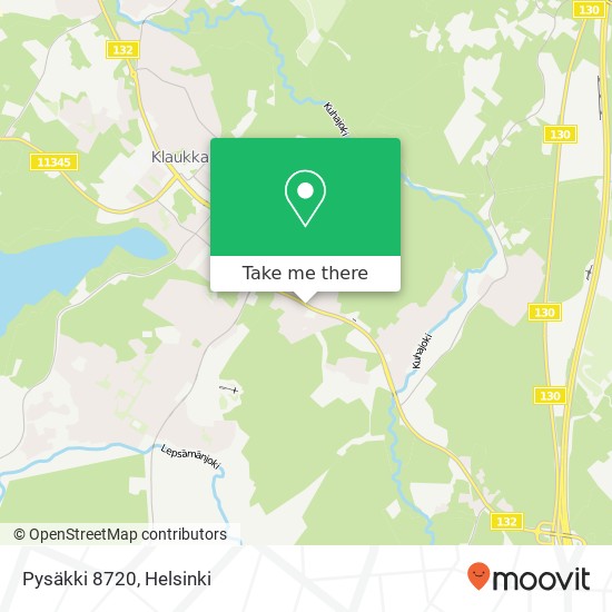 Pysäkki 8720 map