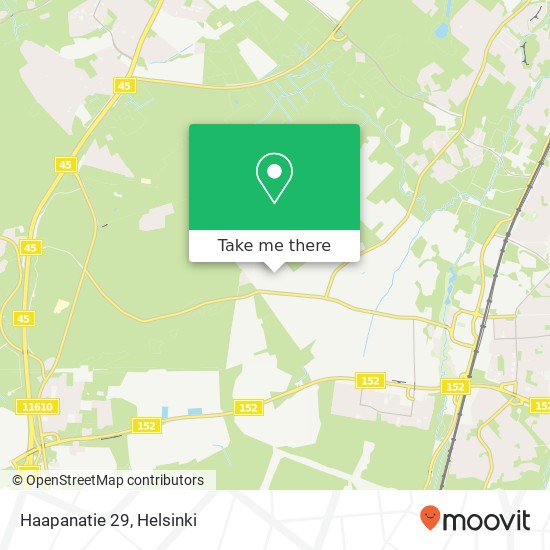 Haapanatie 29 map