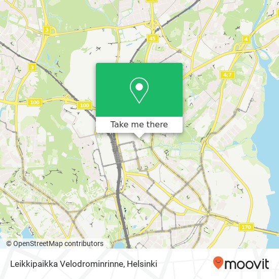 Leikkipaikka Velodrominrinne map