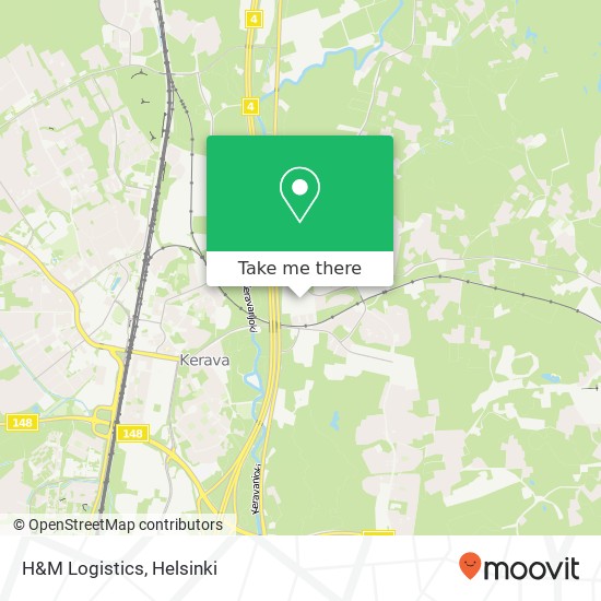 H&M Logistics map