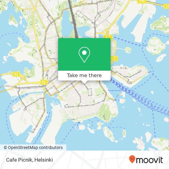 Cafe Picnik map
