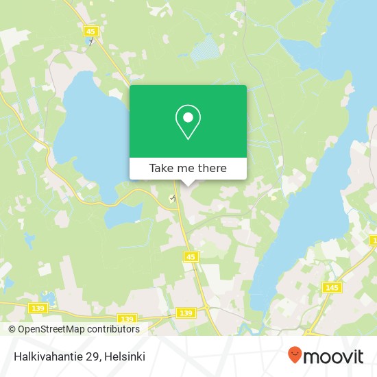 Halkivahantie 29 map