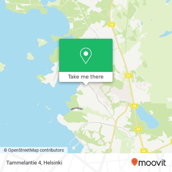 Tammelantie 4 map