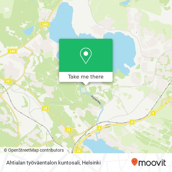 Ahtialan työväentalon kuntosali map