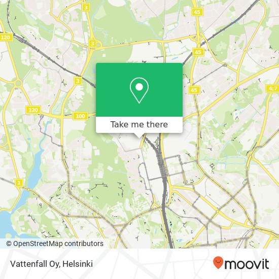 Vattenfall Oy map