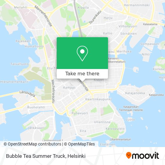 Bubble Tea Summer Truck map