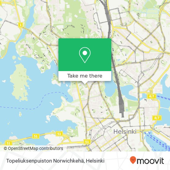 Topeliuksenpuiston Norwichkehä map