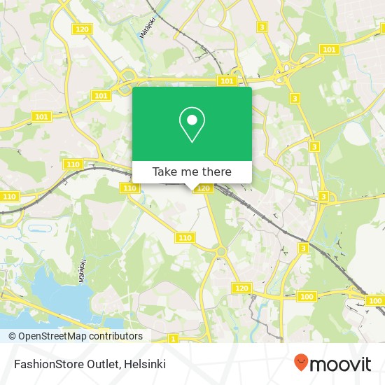 FashionStore Outlet map