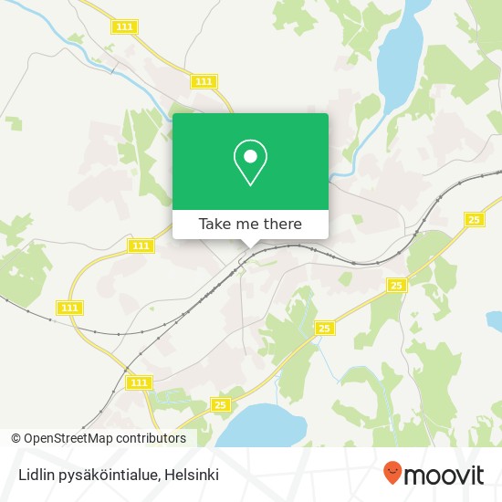 Lidlin pysäköintialue map