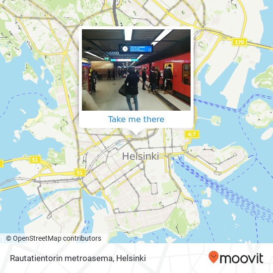 Rautatientorin metroasema map