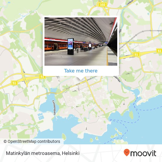 Matinkylän metroasema map