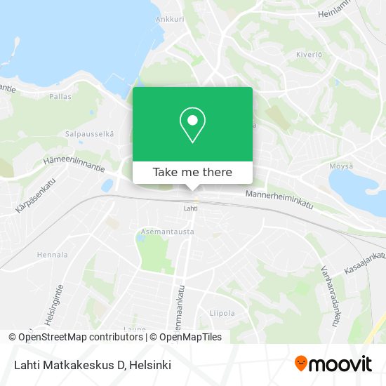 Lahti Matkakeskus D map