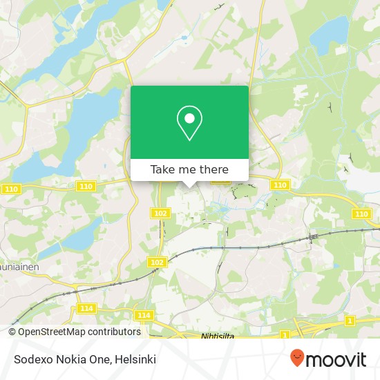 Sodexo Nokia One map