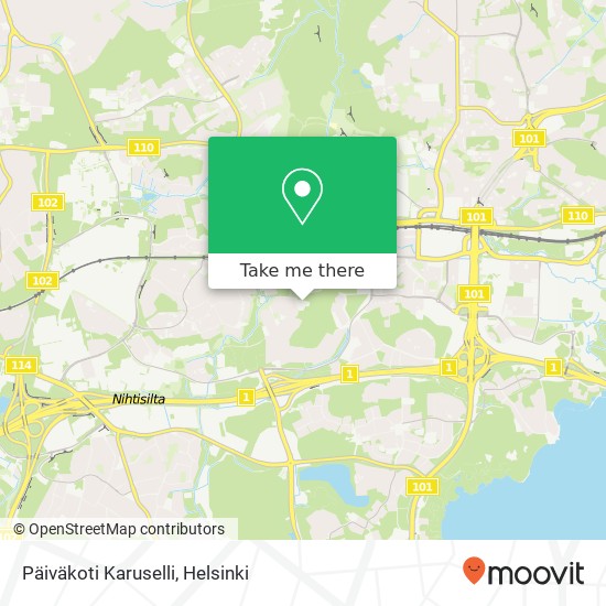 Päiväkoti Karuselli map