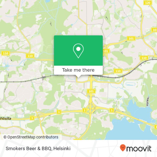 Smokers Beer & BBQ map