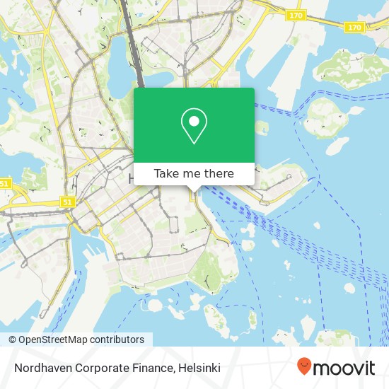 Nordhaven Corporate Finance map