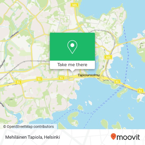 Mehiläinen Tapiola map