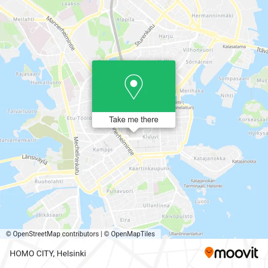 HOMO CITY map