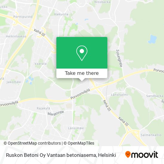 Ruskon Betoni Oy Vantaan betoniasema map