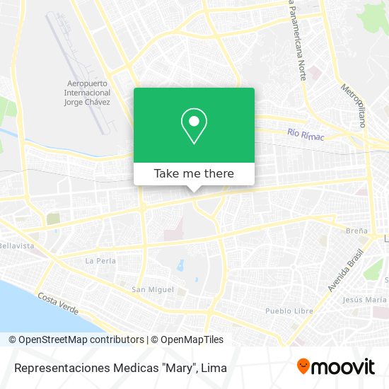 Representaciones Medicas "Mary" map