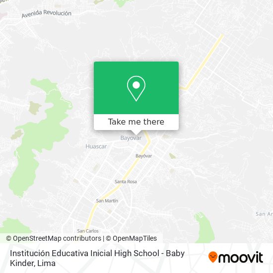 Institución Educativa Inicial High School - Baby Kinder map