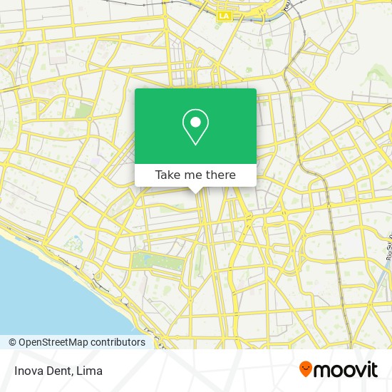 Mapa de Inova Dent