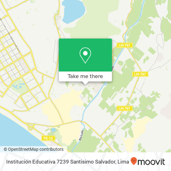 Institución Educativa 7239 Santisimo Salvador map