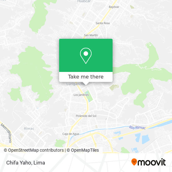 Chifa Yaho map