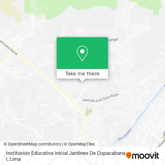 Institución Educativa Inicial Jardines De Copacabana I map