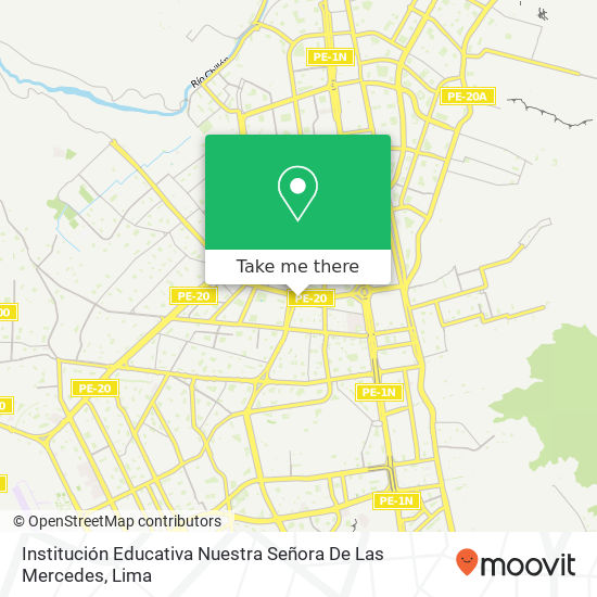 Mapa de Institución Educativa Nuestra Señora De Las Mercedes