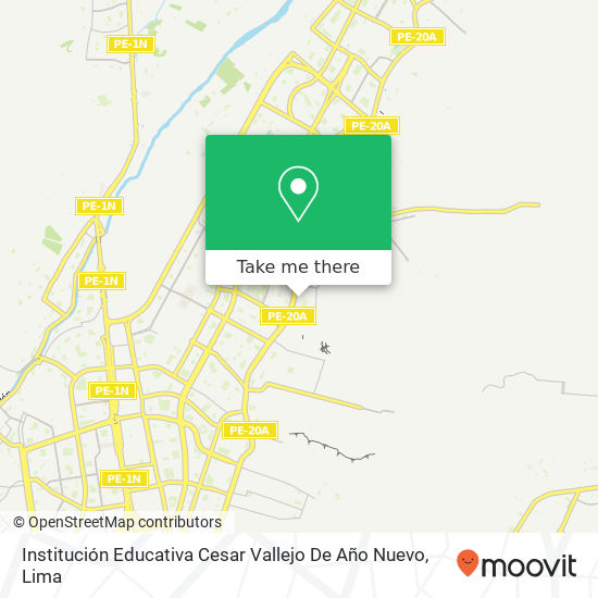 Institución Educativa Cesar Vallejo De Año Nuevo map