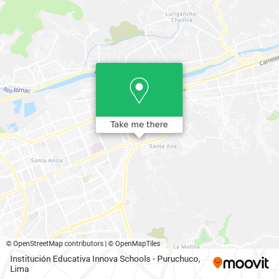 Institución Educativa Innova Schools - Puruchuco map