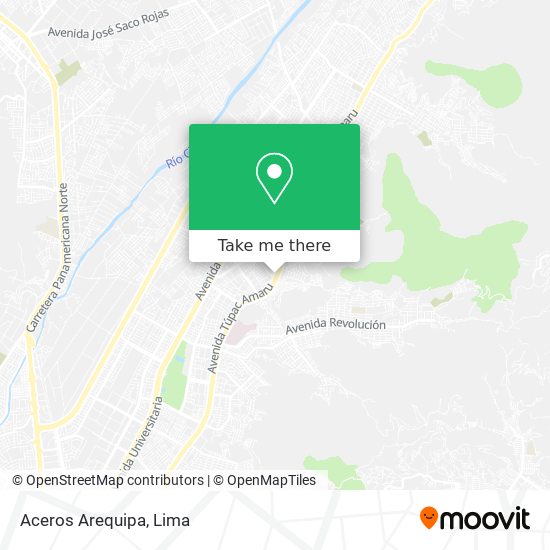 Aceros Arequipa map
