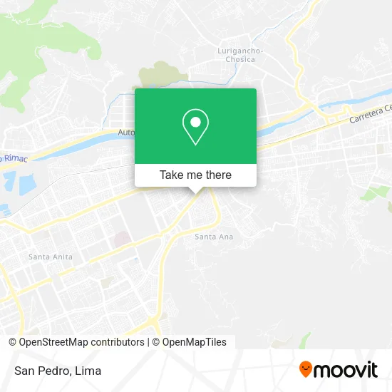 Mapa de San Pedro