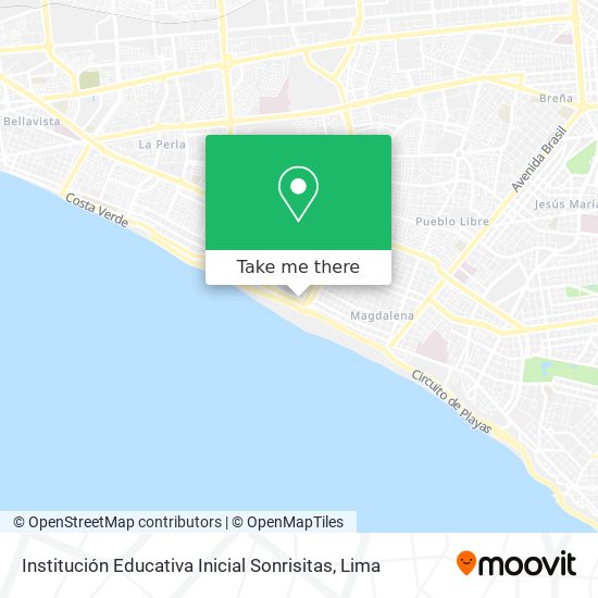 Institución Educativa Inicial Sonrisitas map