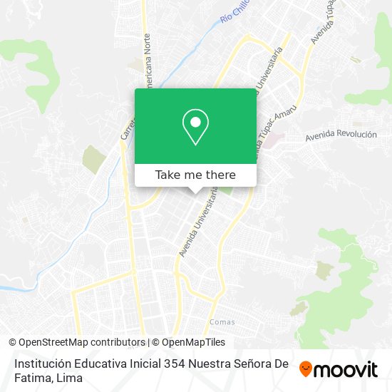 Institución Educativa Inicial 354 Nuestra Señora De Fatima map