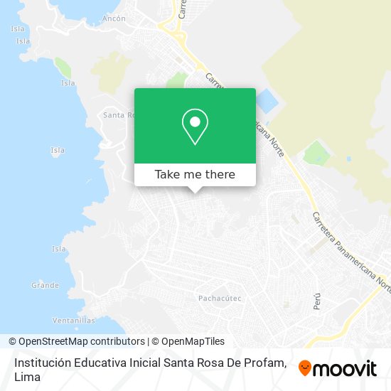 Institución Educativa Inicial Santa Rosa De Profam map