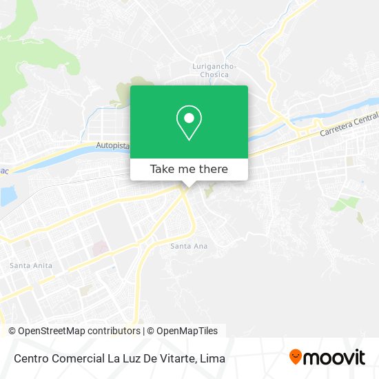 Mapa de Centro Comercial La Luz De Vitarte