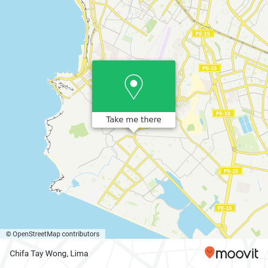 Chifa Tay Wong map