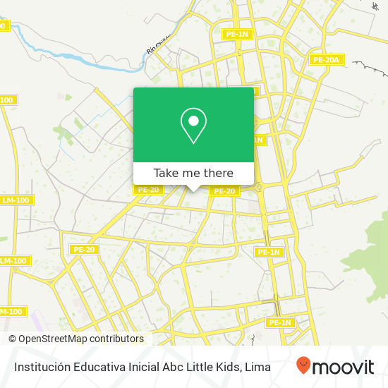 Institución Educativa Inicial Abc Little Kids map